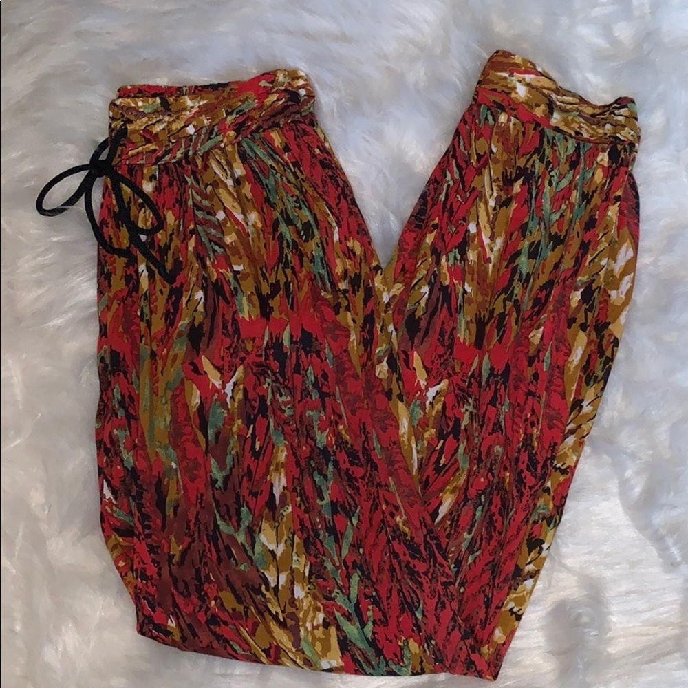 Comfy legging pants with drawstring